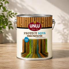 Ünlü Protect Aqua Dış Cephe Vernik Kestane 5 Lt