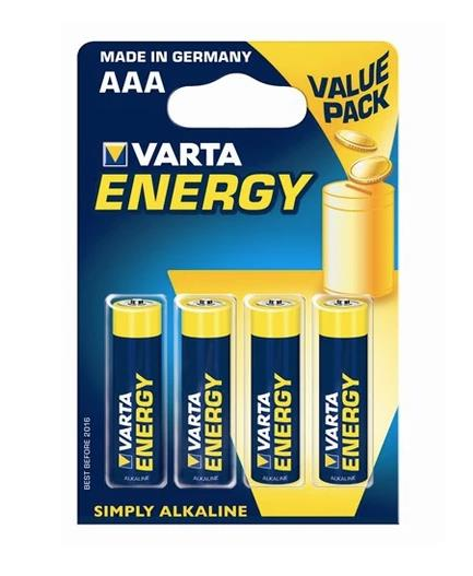 VARTA High Energy Alkalin İnce Pil AAA 4’lü