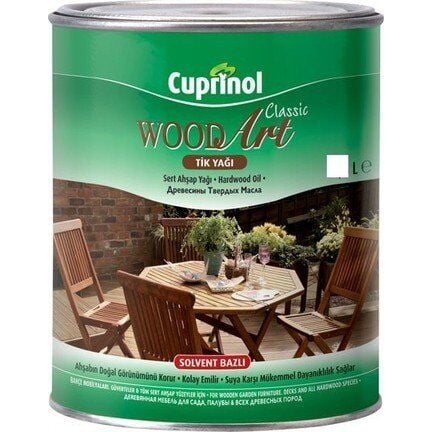 Marshall Cuprinol Woodart Classic Solvent Bazlı Tik Yağı 0,75 Litre