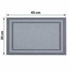 UN 901-G Amerikan Servisi Seti Gri 30 x 45 cm