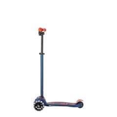 Micro Maxi Deluxe Pro LED 3 Tekerli Işıklı Çocuk Scooter Navy Red
