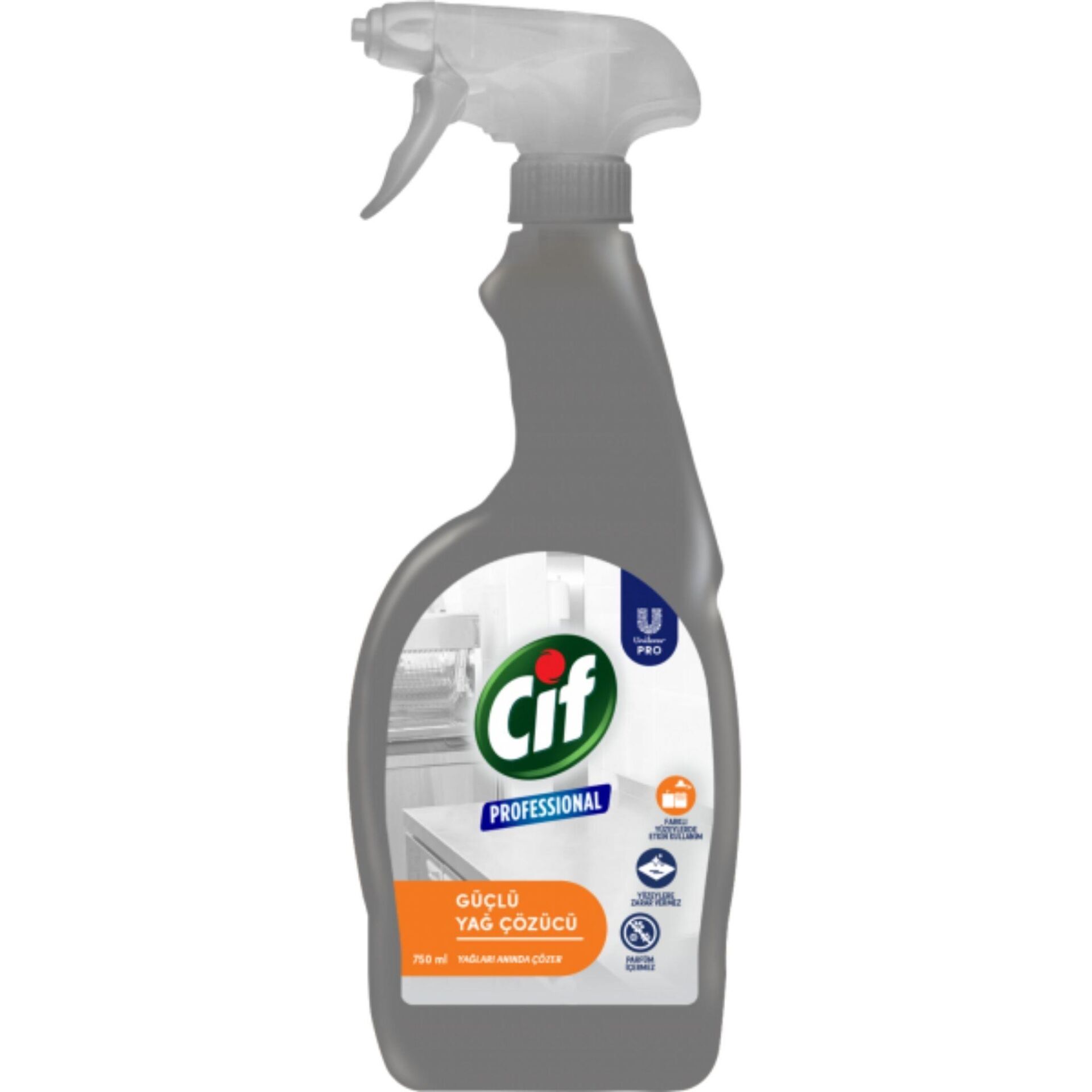 Cif Pro HD Yağ Çözücü 750 ML