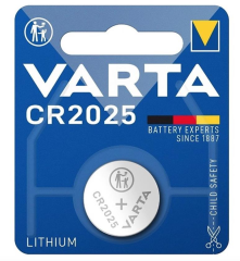 VARTA Elektronik CR2025-3V Lityum Düğme Pil