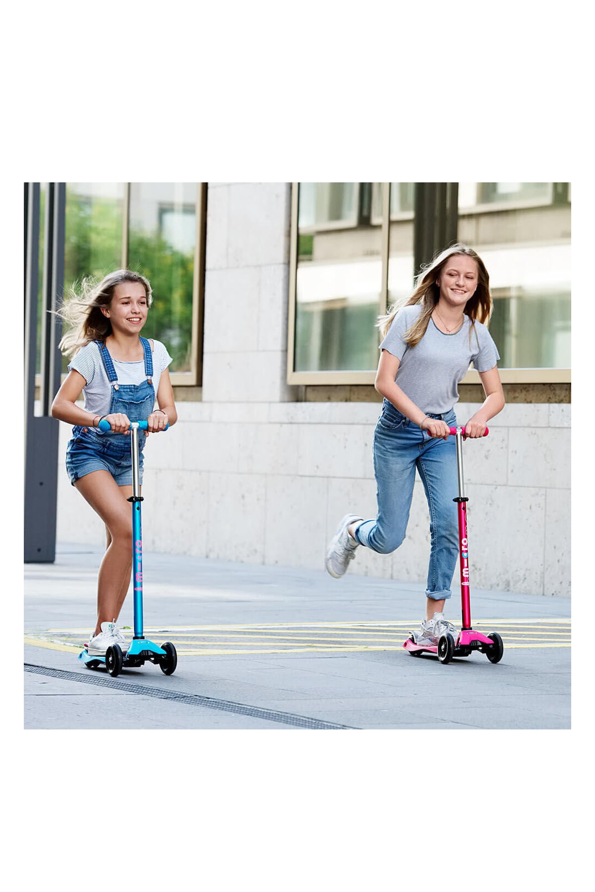 Micro Maxi Deluxe 3 Tekerlekli Scooter Pink Pembe - 5-12 Yaş