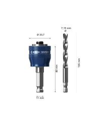 Bosch Expert Power Change Plus Adaptör Ve Delme Ucu 7.15 x 105 mm