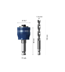 Bosch Expert Power Change Plus Adaptör Ve Delme Ucu 7.15 x 105 mm
