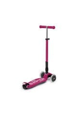 Micro Maxi Scooter Deluxe Foldable 3 Tekerlekli Scooter LED Berry Red