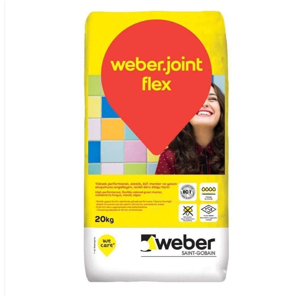 Weber Joint Flex Çimento Esaslı Derz Dolgu 20 Kg