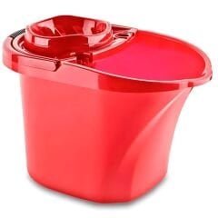 Titiz Practical Sıkma Aparatlı Temizlik Kovası 15 Lt. Tp-131 - Kırmızı