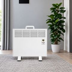 İvigo Elektrikli Panel Konvektör Isıtıcı Dijital 500 Watt Beyaz ( Askı Aparatı Dahil )