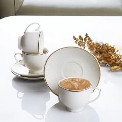 Kosova BYZ-039 New Bone 200 CC 6’lı Nescafe Fincan Seti