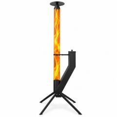 SIMTAS 176 Füze Tip Pelet Sobası – Alev Lambası Tasarımlı
