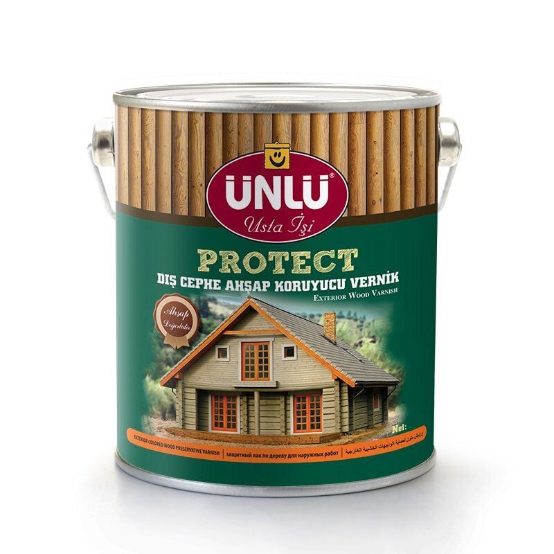 Ünlü Boya Protect Dış Cephe Koruyucu Vernik 15 Litre