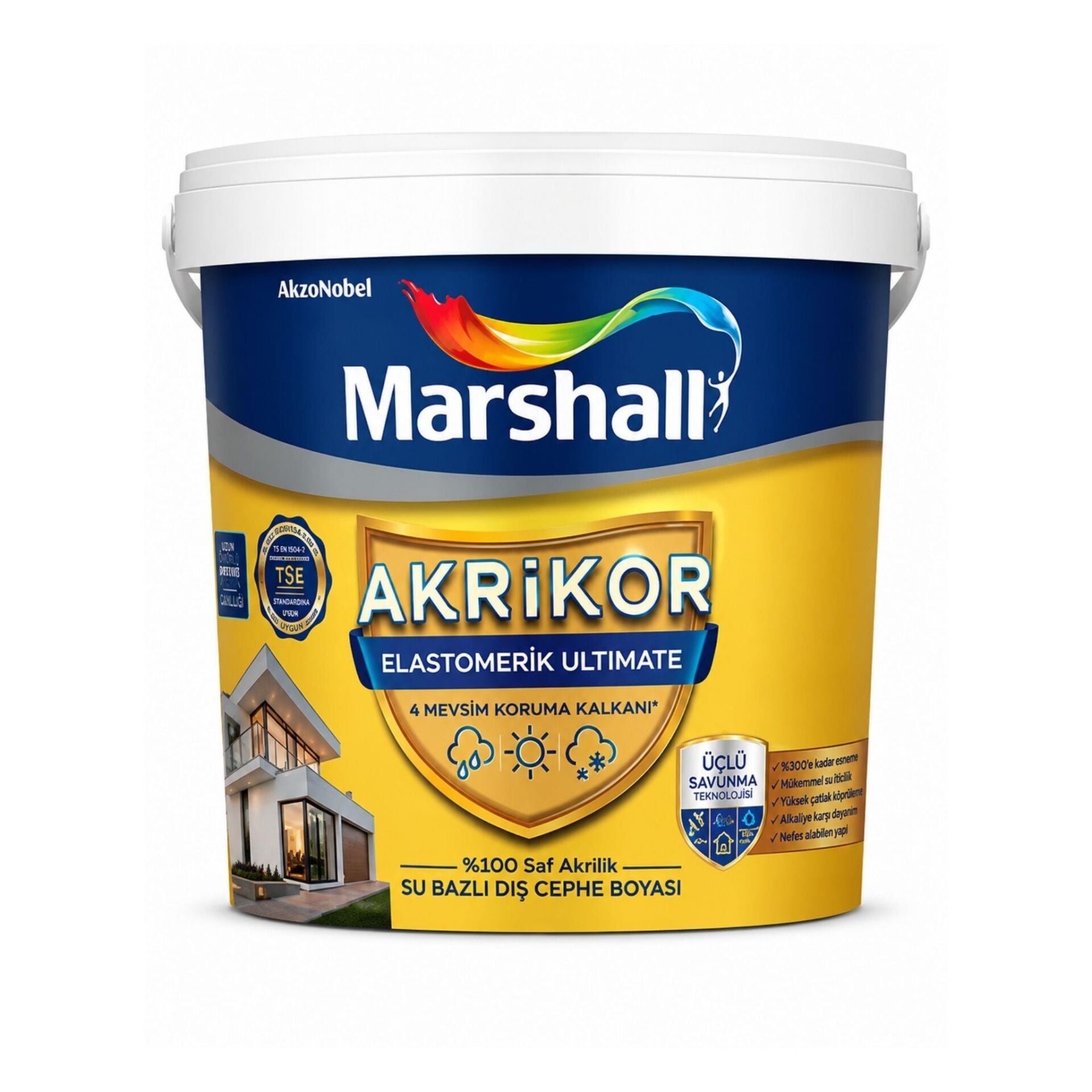 Marshall Akrikor Elastomerik Ultimate Beyaz 2,5 Lt