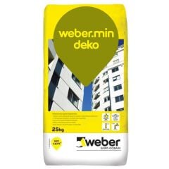 Weber Mın Deko 25 Kg Mineralli Sıva Beyaz Tane