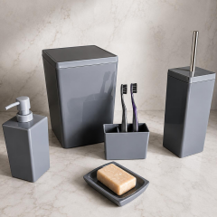 Primanova Biga Banyo Seti Gri