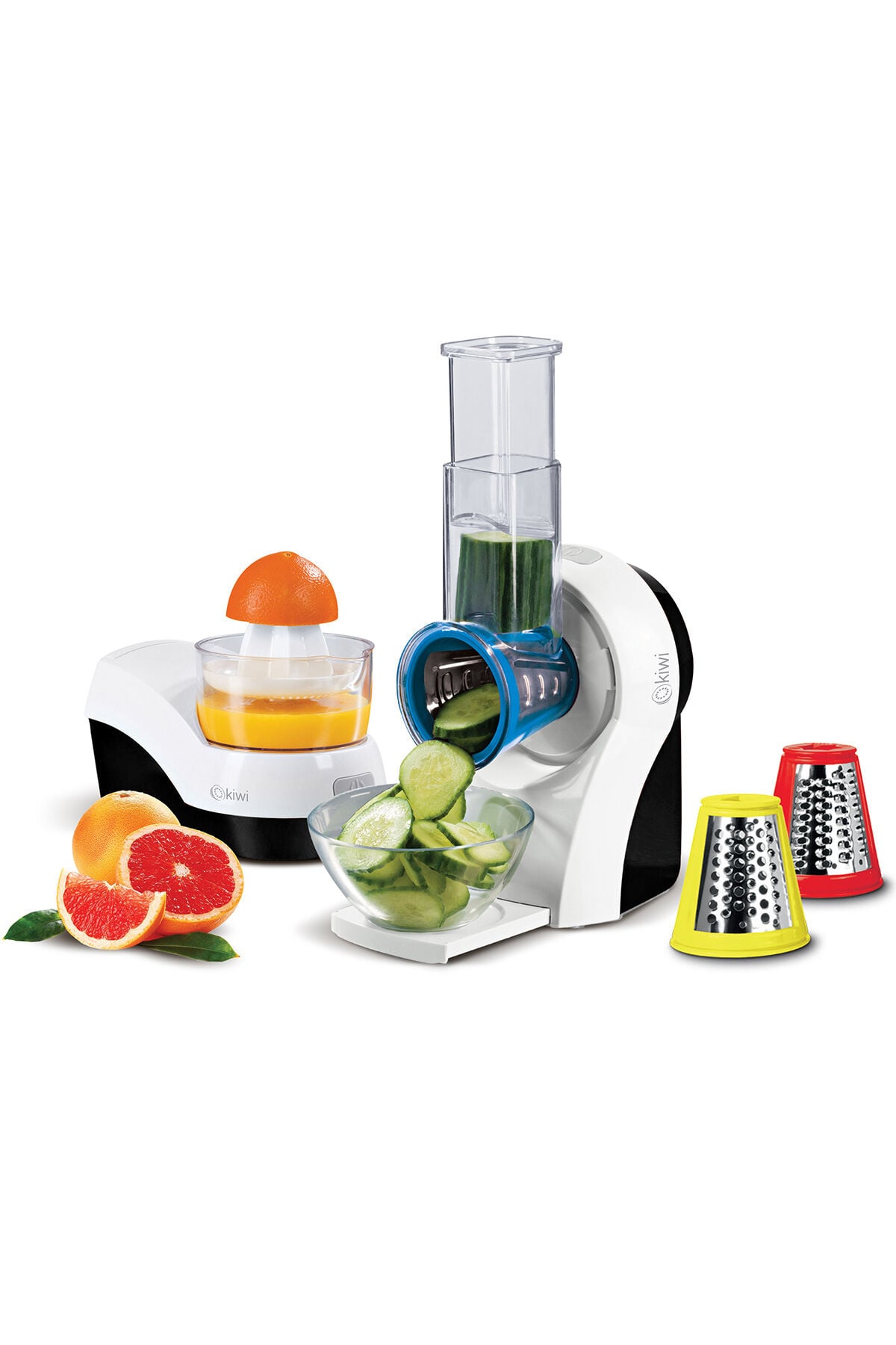 Kiwi Kım-4710 2'si 1 Arada Narenciye Sıkacağı ve Salata Yapma Makinesi