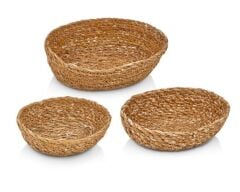 Casalinda CL-12096 Hasır Oval Mini Çerezlik S/3