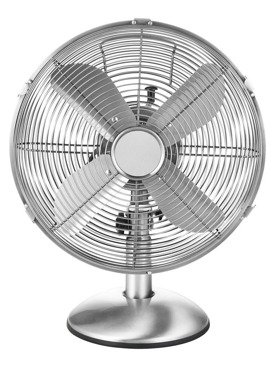 Kiwi KFAN-7626 Full Metal Masaüstü Vantilatör | 30 cm & 35W & 3 Kademe & Salınım