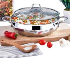 Polochef Proline Çelik Basık Tencere 28 Cm