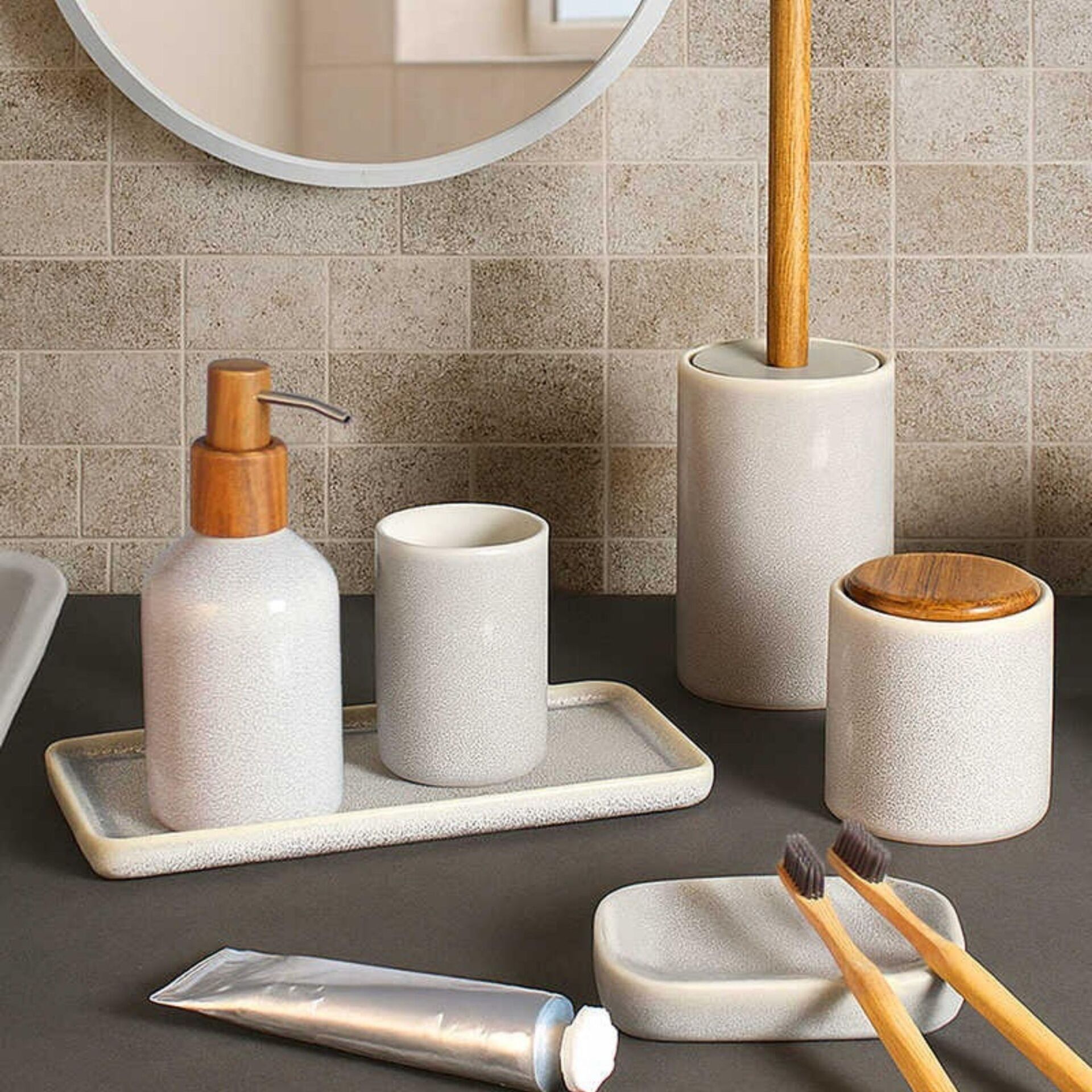 Elegance Seramik Banyo Seti 6 Parça