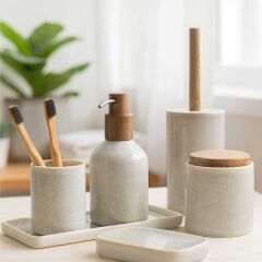 Elegance Seramik Banyo Seti 6 Parça