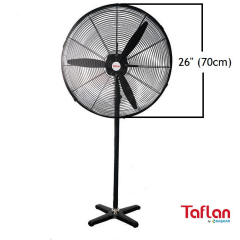 Taflan FL‑650 G 26″ / 180 W Sanayi Tipi Vantilatör