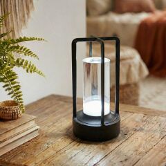 Noas Halkı Şarjlı Masa Lambası Siyah