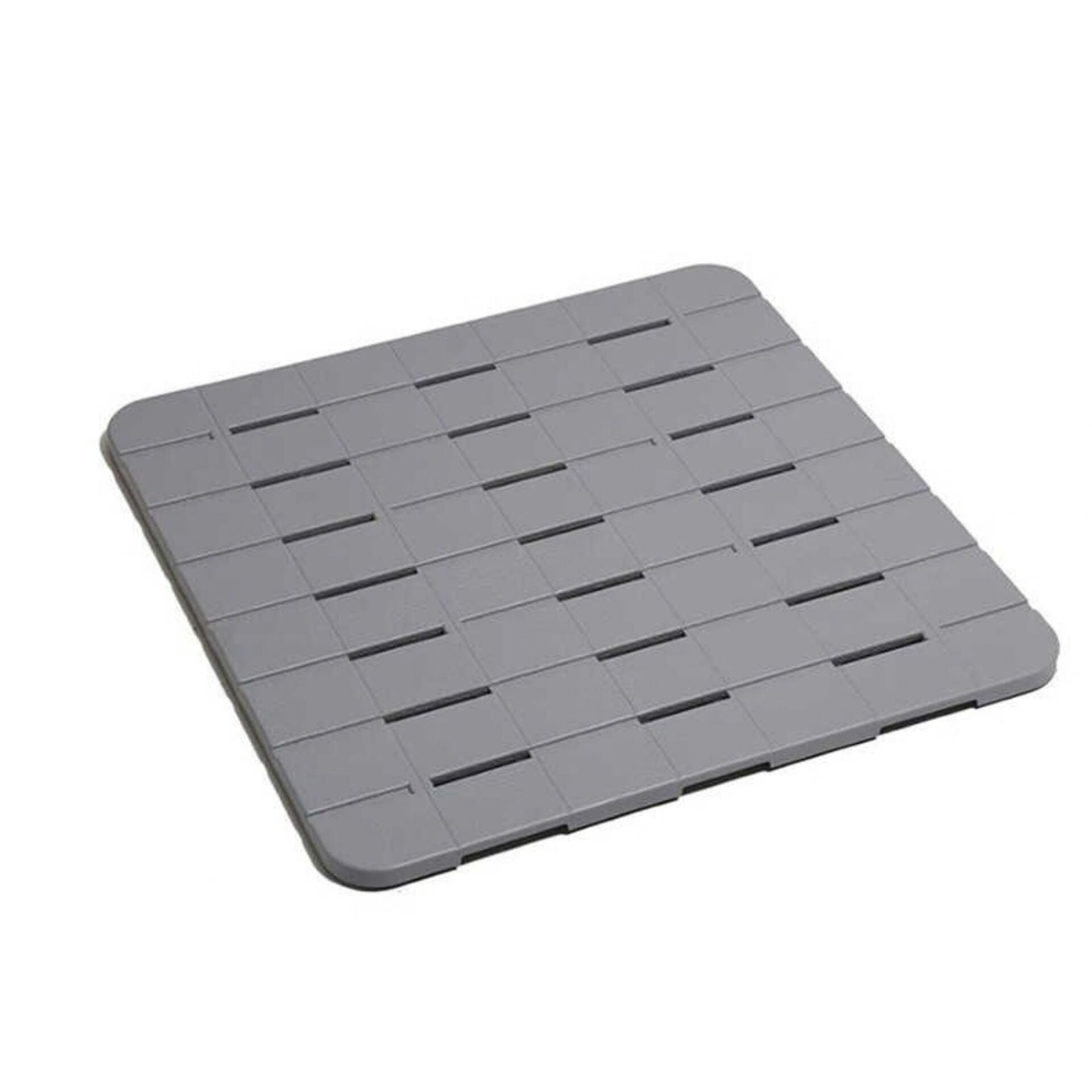 Primanova Duş İçi Plastik Paspas Gri 55x55 cm