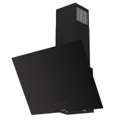 Ferre D077-SA Siyah SilentArt Tek Cam Davlumbaz