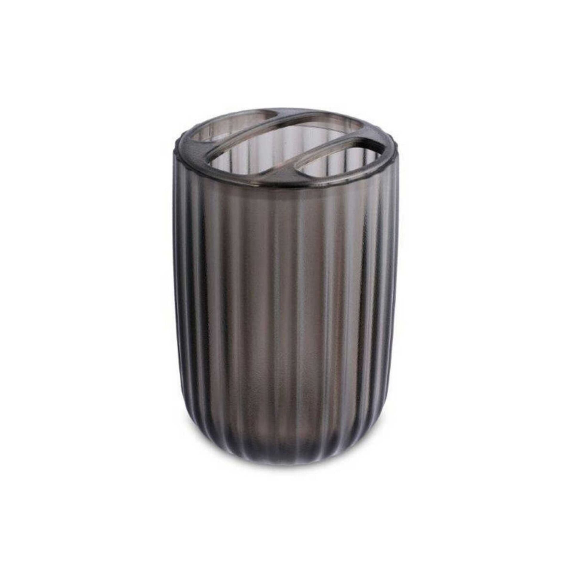 Primanova Polar Diş Fırçalık Şeffaf Gri 23,5x11 cm