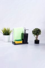 Prima Nova Luna Askılı Mutfak Sıvı Sabunluk-Siyah