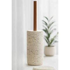 Kerry Doğal Taş Desenli 5 Parça Banyo Seti