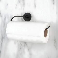 211/SMY SOLO Kağıt Havlu Askısı Siyah Mat Yapışkanlı