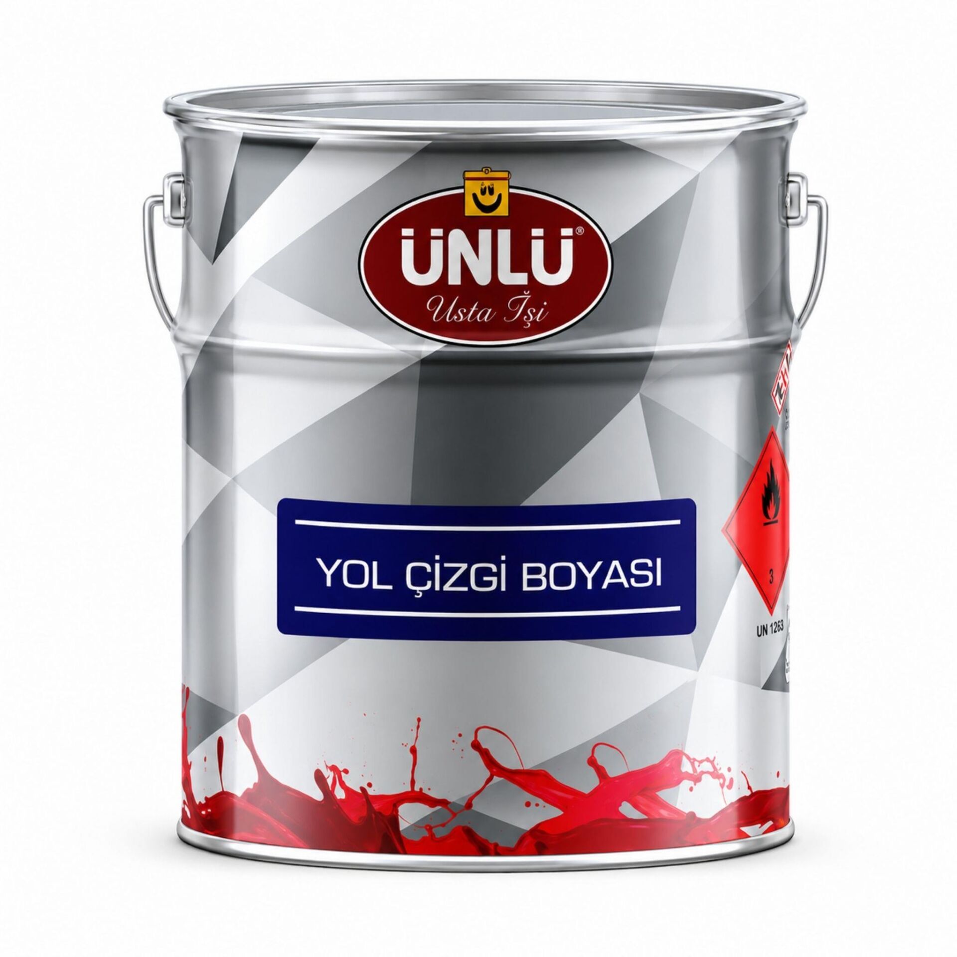 Ünlü Yol Çizgi Boyası Sarı 20 Kg