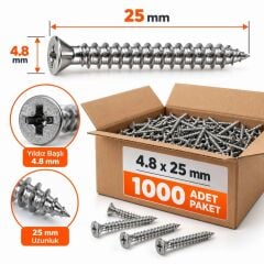 YHB Vida 4.8 cm X 25 mm 1000 Adet