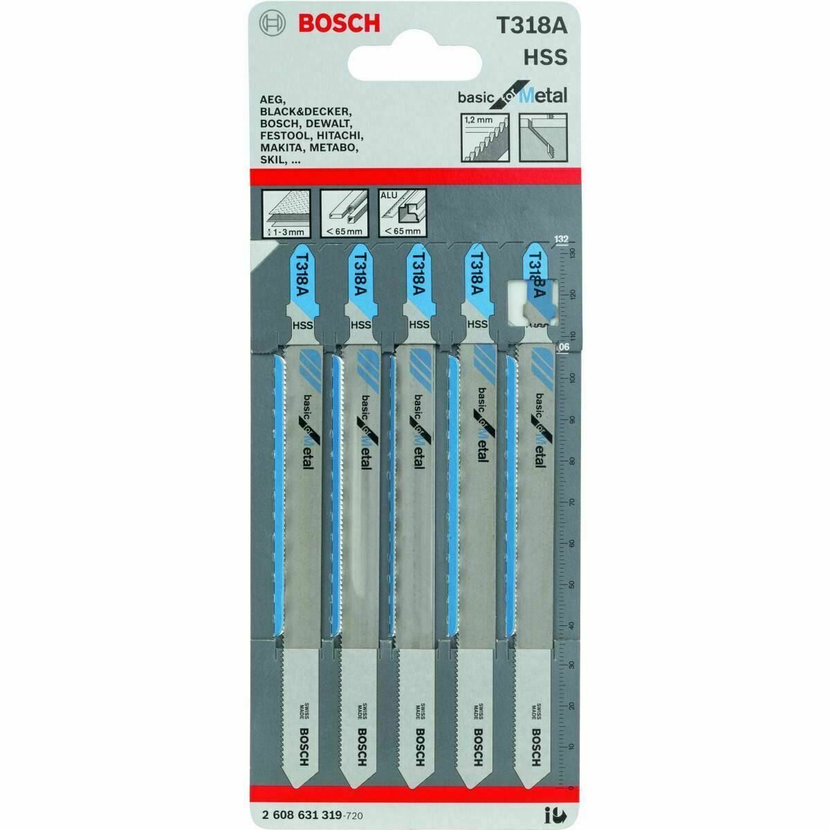 Bosch T318A Dekupaj Testere Metal 5' li
