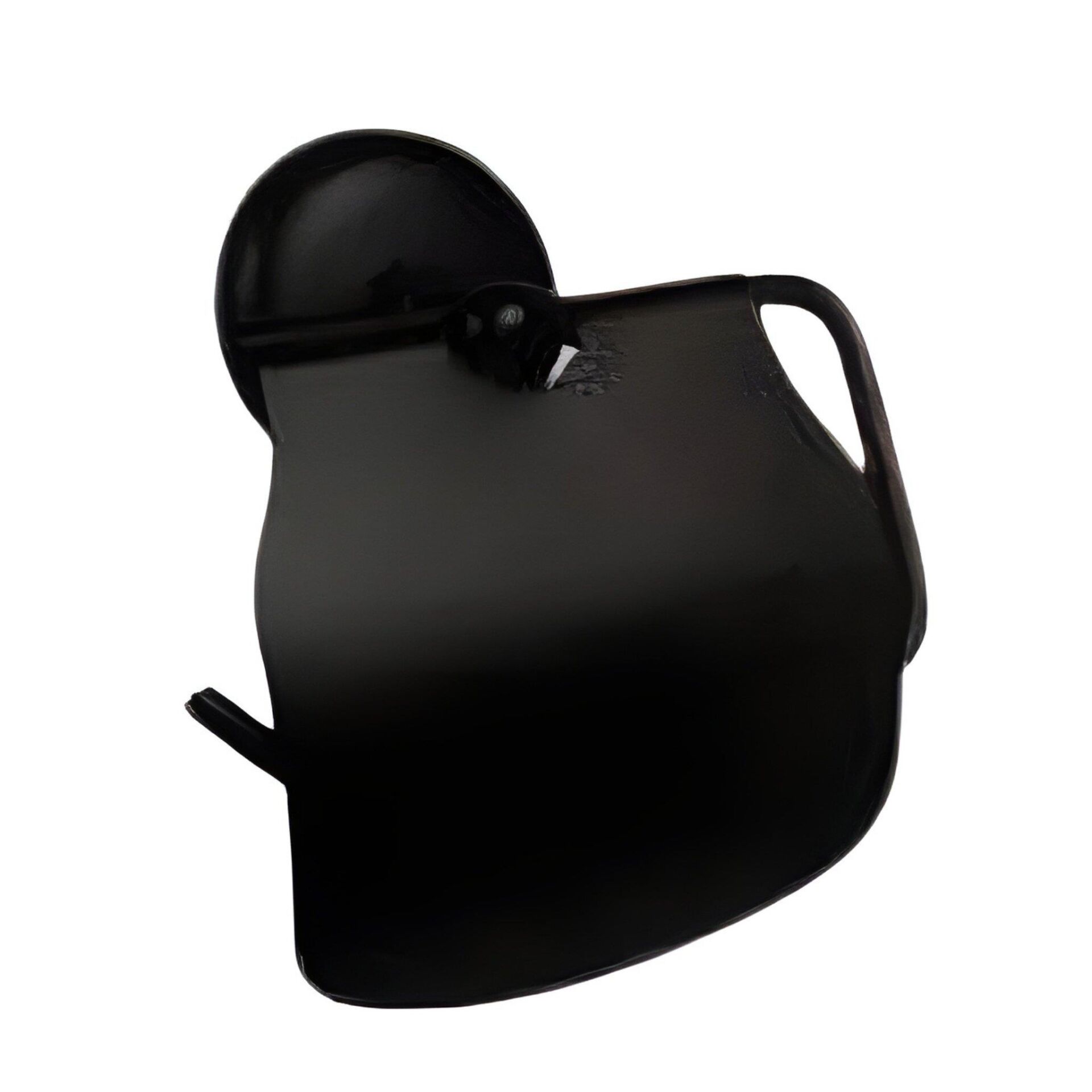 Öztaç 203/DSMY Dil Kapaklı Tuvalet Kağıtlığı Siyah Mat Yapışkanlı