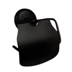 Öztaç 203/DSMY Dil Kapaklı Tuvalet Kağıtlığı Siyah Mat Yapışkanlı