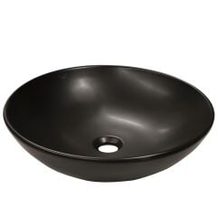 Turkuaz Mat Siyah Zero 46 cm Lavabo - Modern Tasarım | Turkuaz