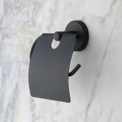 203/SMY Kapaklı Kağıtlık Siyah Mat Yapışkanlı