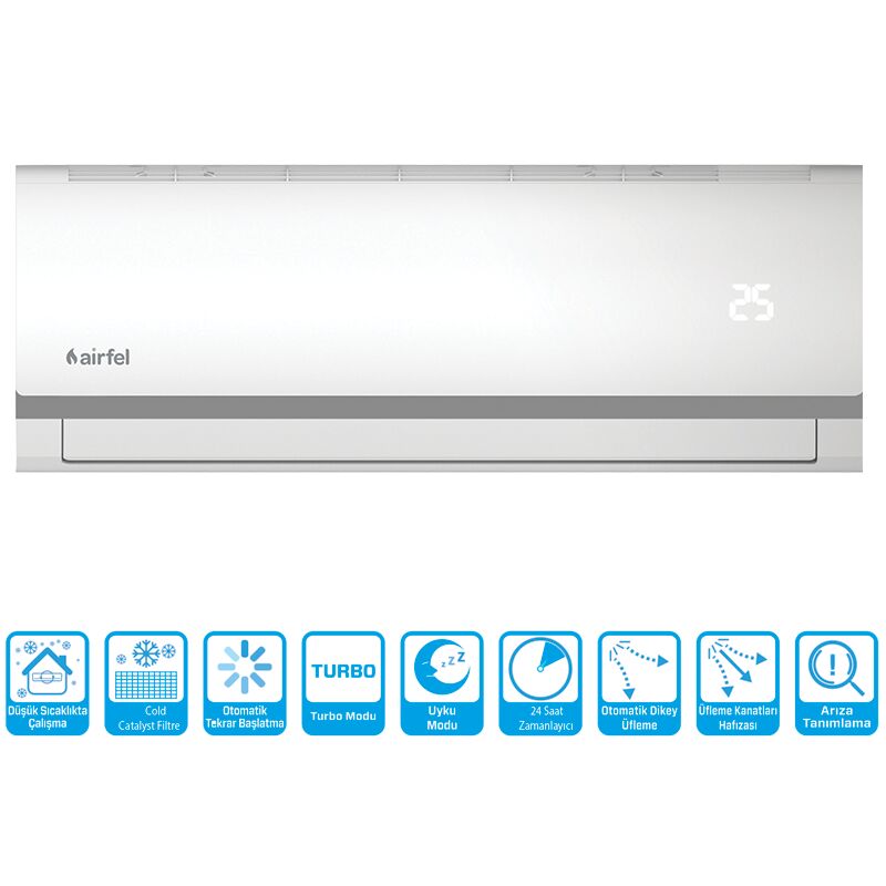 Airfel LTXM71N 24.000 BTU A++ İnverter Klima (Montaj Dahil )