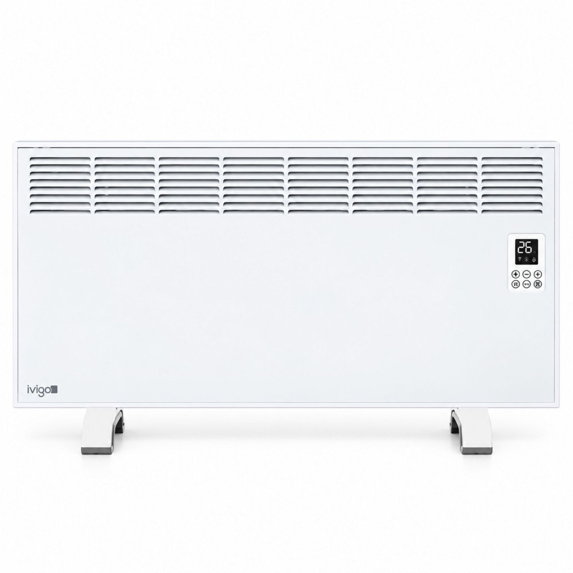 İvigo Elektrikli Panel Konvektör Isıtıcı Dijital 2000 Watt Beyaz