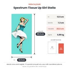 Spextrum Tissue Up Girl Stella Peçetelik Mavi