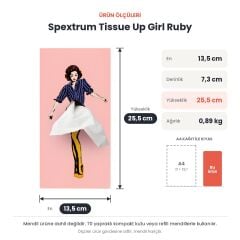 Spextrum Tissue Up Girl Ruby Peçetelik Pembe