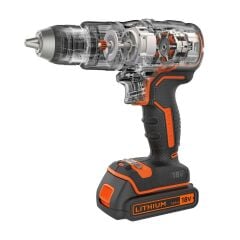 Black Decker 18V Çift Batarya Akülü Vidalama