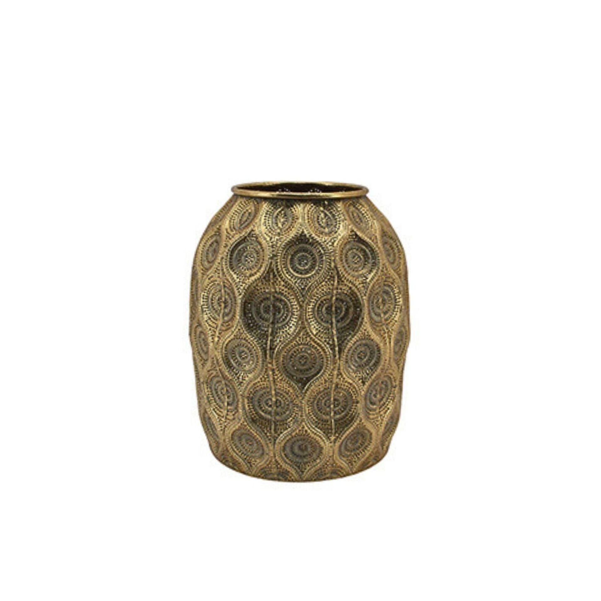 Panalı Şık Metal Vazo M  MG34