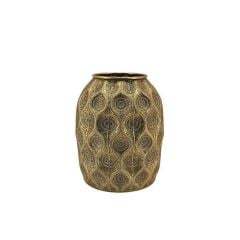 Panalı Şık Metal Vazo M  MG34