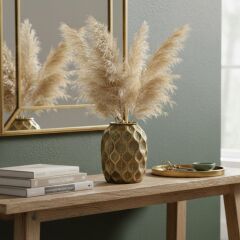 Panalı Şık Metal Vazo M  MG34