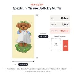 Spextrum Tissue Up Baby Muffie Peçetelik Bej